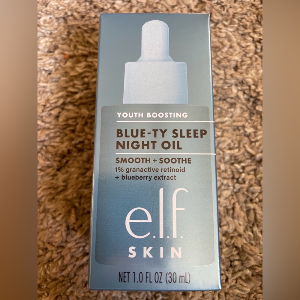 ELF SKIN YOUTH BOOSTING BLUE-TY SLEEP NIGHT OIL 1 fl oz 30 ml New In Box